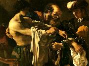 Giovanni Francesco  Guercino den forlorade sonens aterkomst oil painting